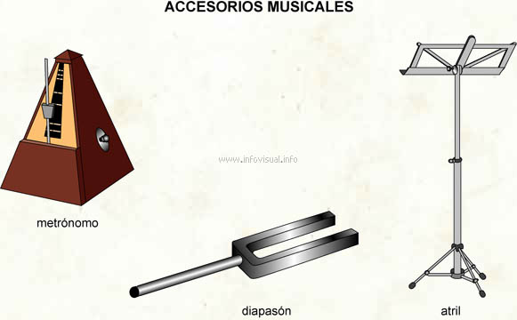 Accesorios musicales (Diccionario visual)